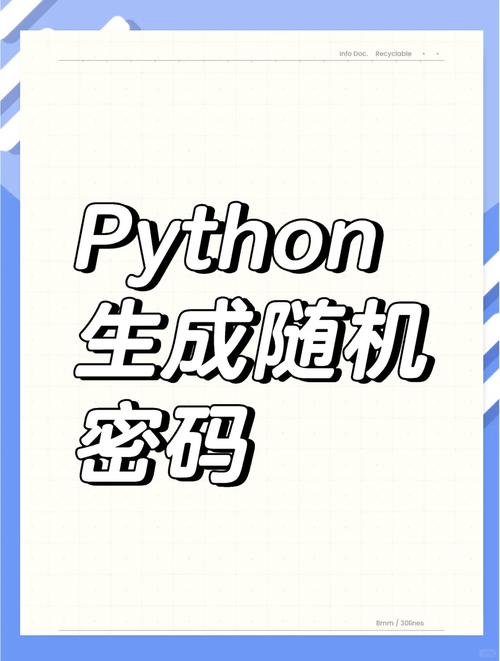 如何用Python随机生成高安全级别的密码？