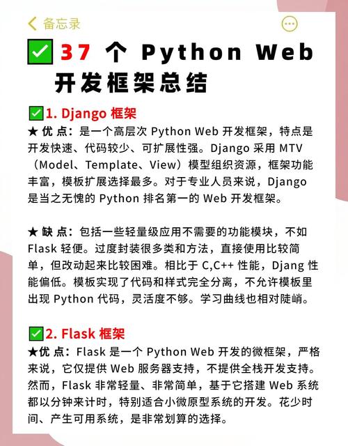 Python中存在哪些实用高效的Web开发框架？