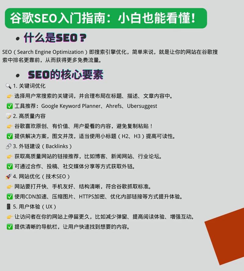 如何快速掌握谷歌SEO入门技巧，成为SEO新手？