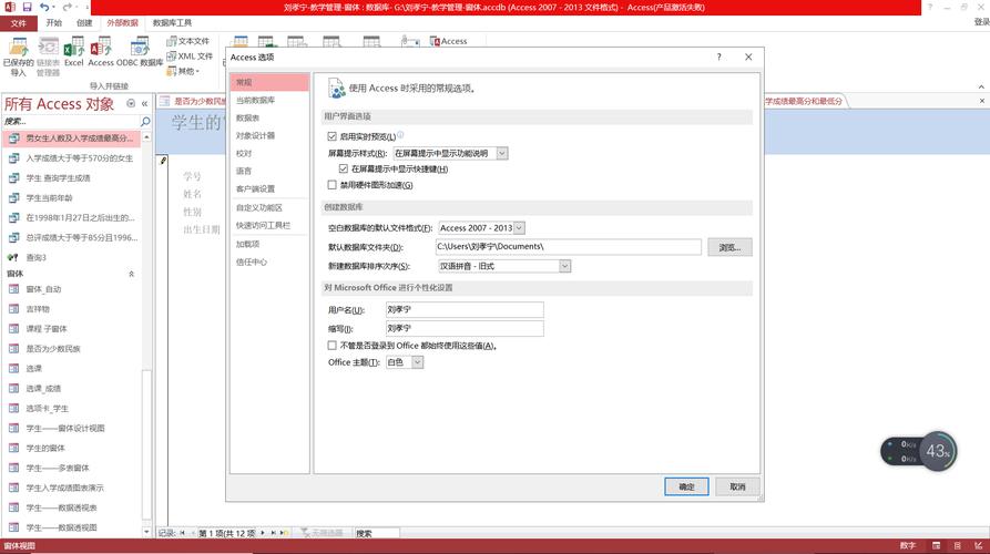 请问具体指的access数据库文件名是什么？