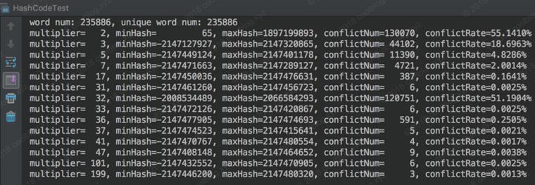 String类的hashCode方法为何选用31作为乘数因子？
