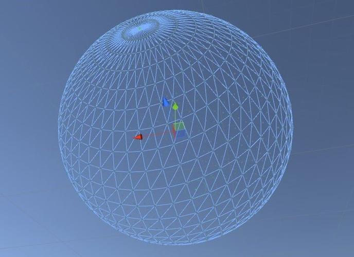 Unity3D中如何创建基于网格功能的球形网格模型？