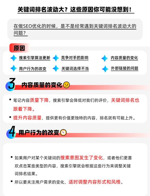 网站关键词排名波动的原因有哪些？