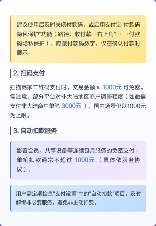 每日小额免密支付上限和单日最高交易额分别是多少？