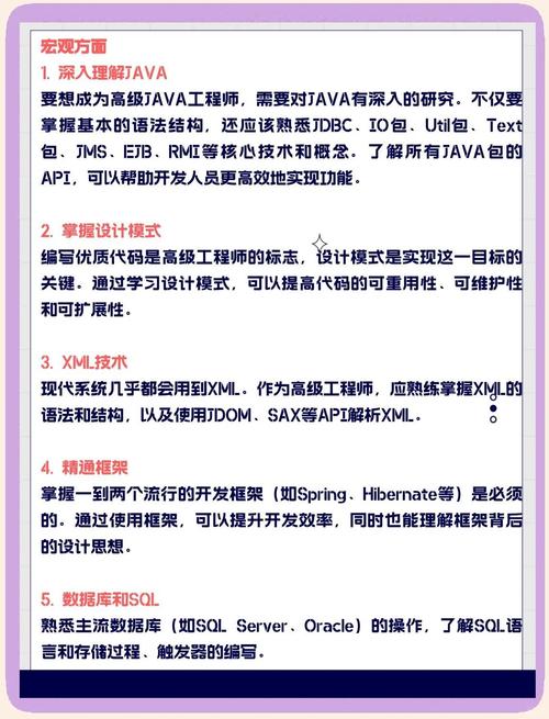 Java中级开发工程师需要掌握哪些核心技能？