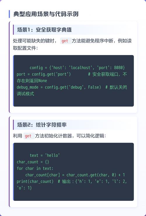 如何使用Python字典的get方法高效获取字典成员值？