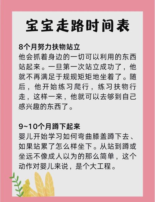 宝宝从独立站到学会走路大概需要多长时间？新手父母必看指南！