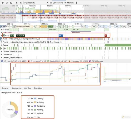 如何通过 Chrome Dev Tools 进行详细页面性能分析？