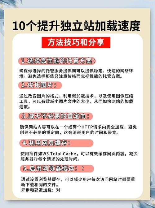 如何优化独立站网页，使其加载速度达到行业领先水平？