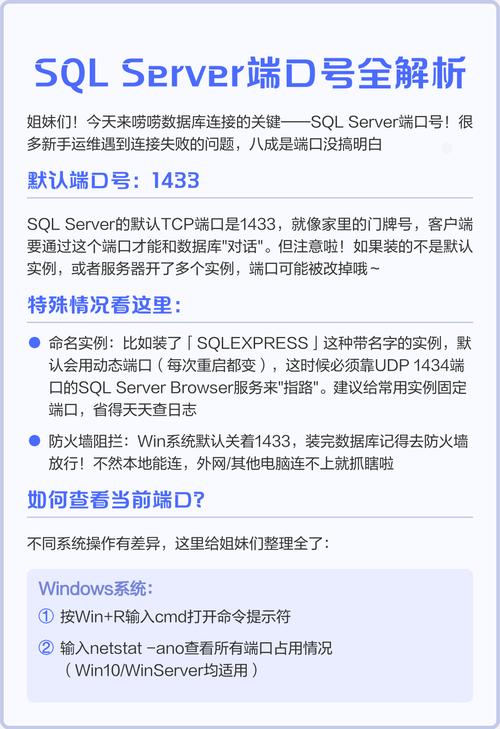数据库端口号究竟在连接过程中扮演着怎样的关键角色？