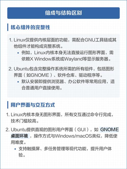 Linux系统是用何种编程语言开发的？Linux与Ubuntu操作系统之间有何本质区别？