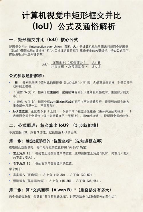 Python中如何实现计算机视觉中的交并比（IOU）计算示例？