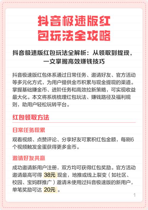 抖音极速版周末红包活动真实参与方法是什么？
