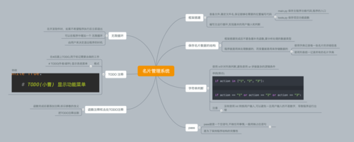 如何用Python3编写控制台版的名片管理系统？