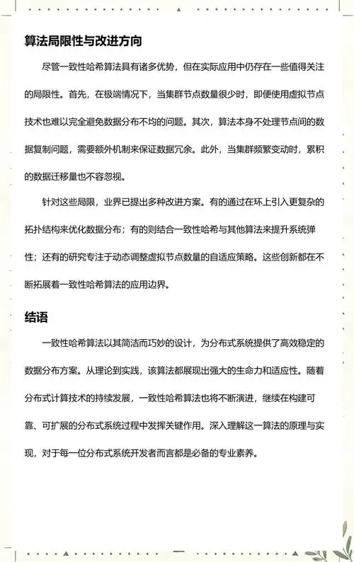 一致性哈希原理是什么？