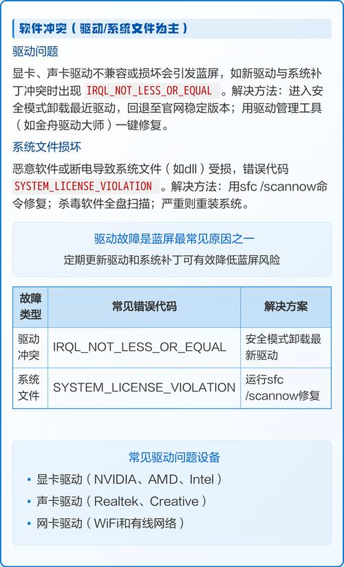 电脑一开机就蓝屏是什么原因导致的，有哪些解决方法可以尝试？