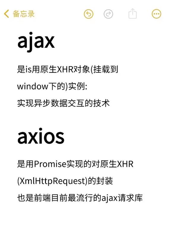 jQuery中axios和ajax各自特点有哪些不同之处？