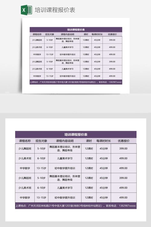 SEO课程培训费用具体是多少？有没有详细的一览表？