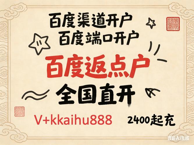 百度开户返点政策具体是怎样的？