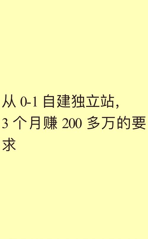如何从零开始打造独立站赚钱项目，实现月入过万的实战路径？