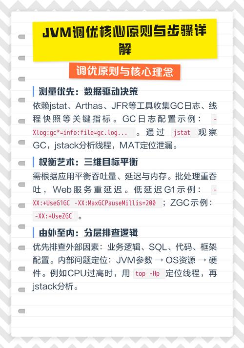 JVM性能调优中，如何确定评估指标和具体调优案例？
