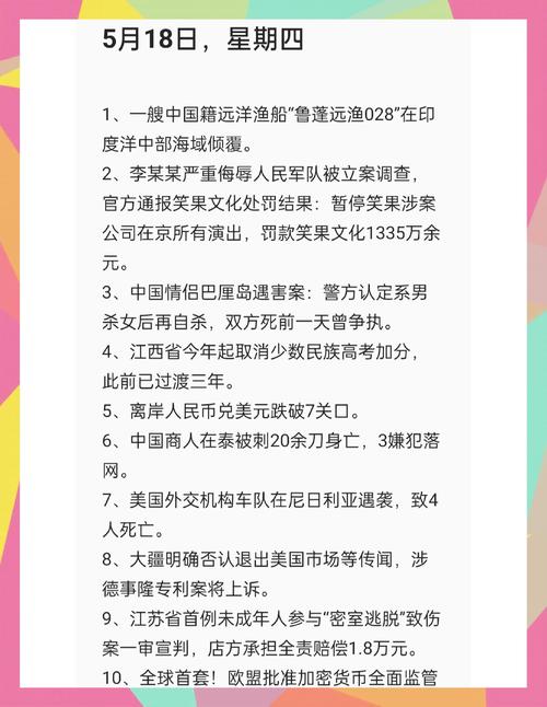 上周5.23热点事件盘点回顾是什么？