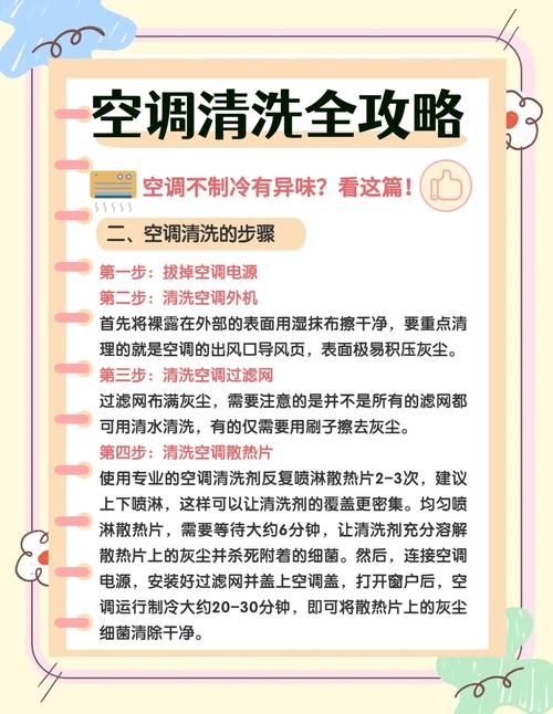 空调清洗需要怎样拆解和清洗操作步骤详细说明？