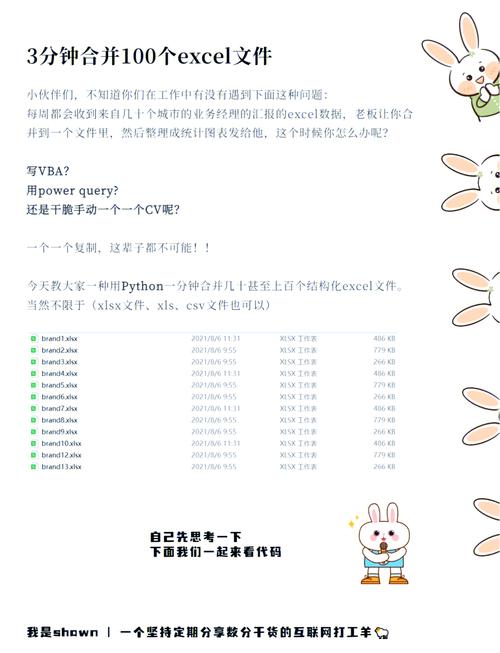 如何详细操作Python合并多个Excel文件？