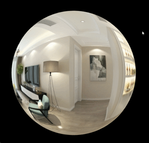 如何用Three.js制作一个长尾词的360度全景图片展示效果？