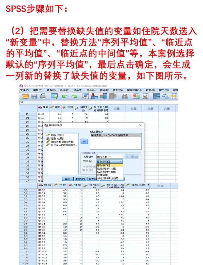 SPSS中处理缺失值的方法有哪些？