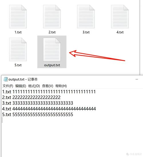 如何将A.txt和B.txt中的单行字符合并成一个新文件？