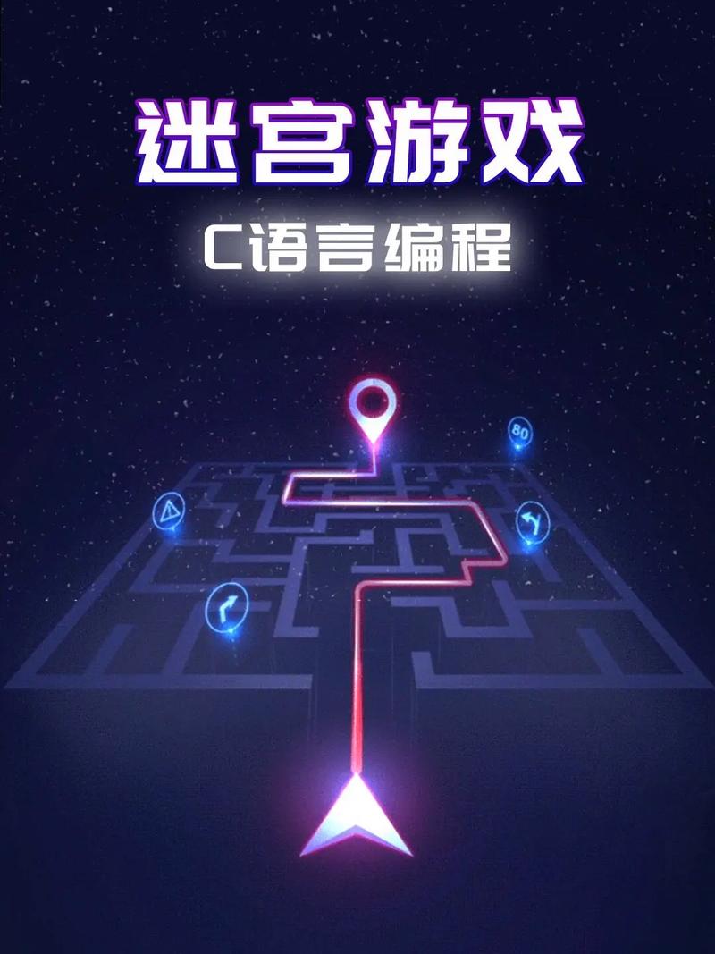 如何用C语言编写一个迷宫游戏程序？