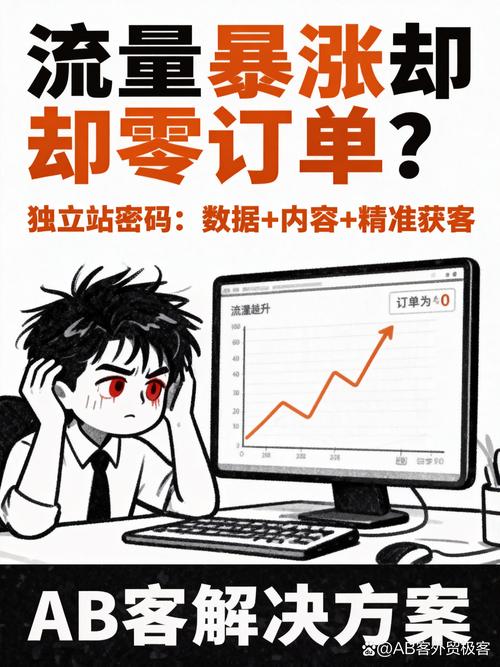 独立站日流量高却订单稀少，问题究竟出在哪？如何精准定位并解决？