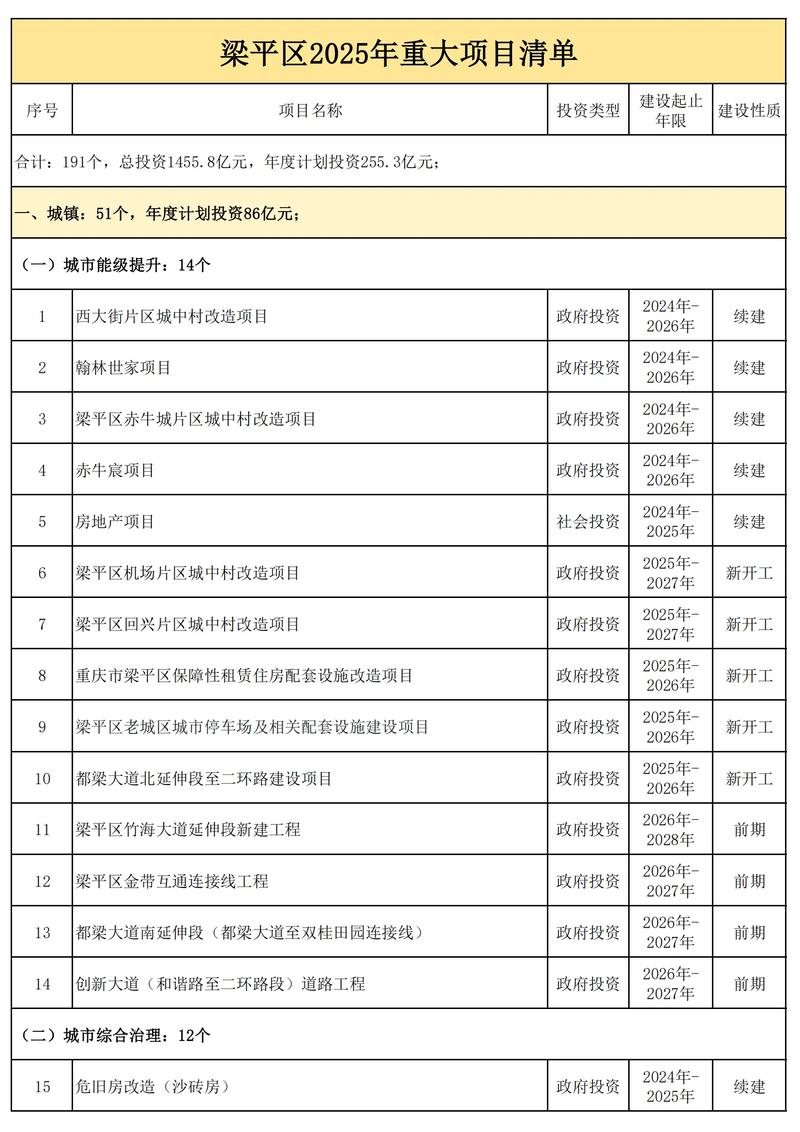 如何区分哪些项目是重大与哪些是重点项目?