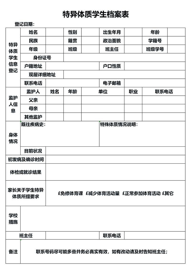 ped表指的是数据库中具体包含哪些与运动或教育相关的学生个人信息？