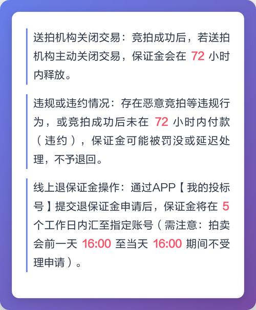 闲鱼拍卖5000保证金退款条件是什么？扣除哪些费用？