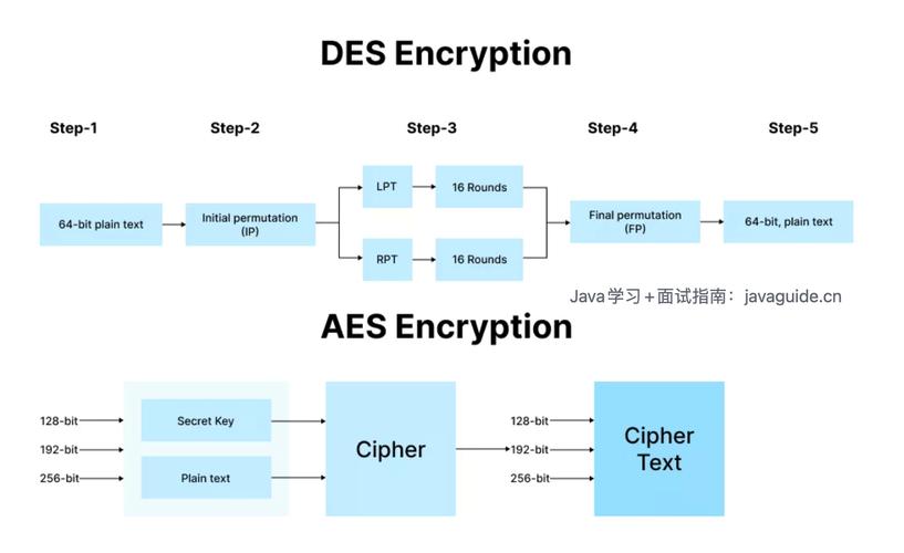 PHP中AES加密算法与DES加密算法有何具体差异？