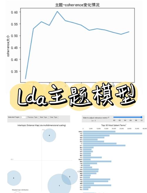 Python中的LDA主题模型是如何详细构建的？