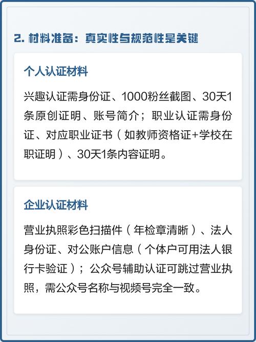 视频号认证中，企业和个人认证有哪些不同之处？