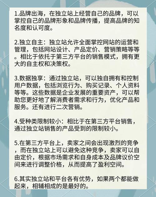 独立站的优势有哪些，为何新手必须掌握？