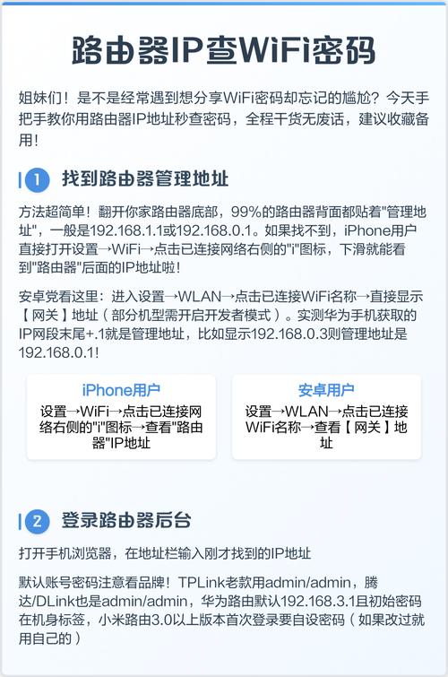 如何轻松学会查找路由器IP地址，高效管理我的家庭网络呢？