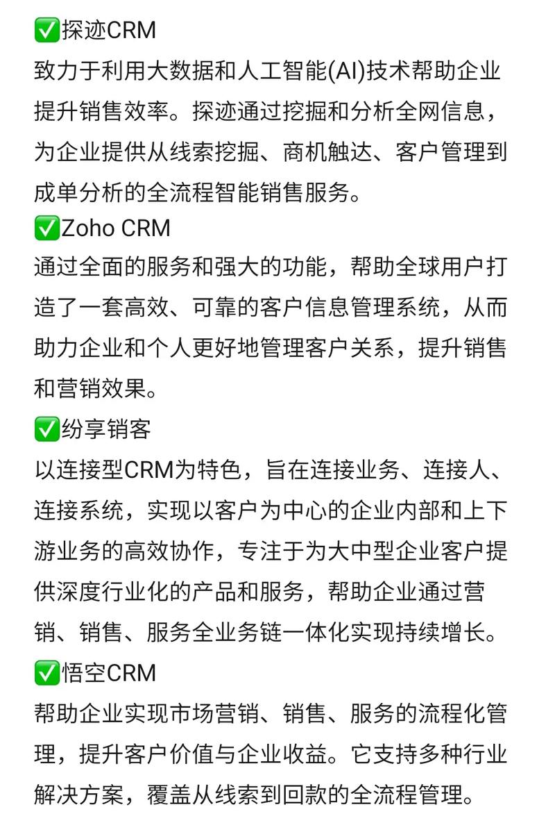 2025年，针对中大型企业，哪款CRM系统更适合长期稳定使用？