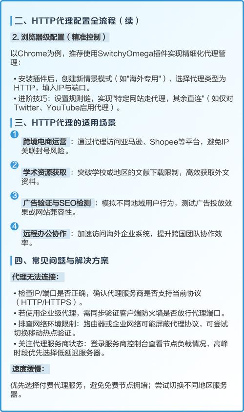 使用HTTP代理能解决哪些网络访问限制问题？