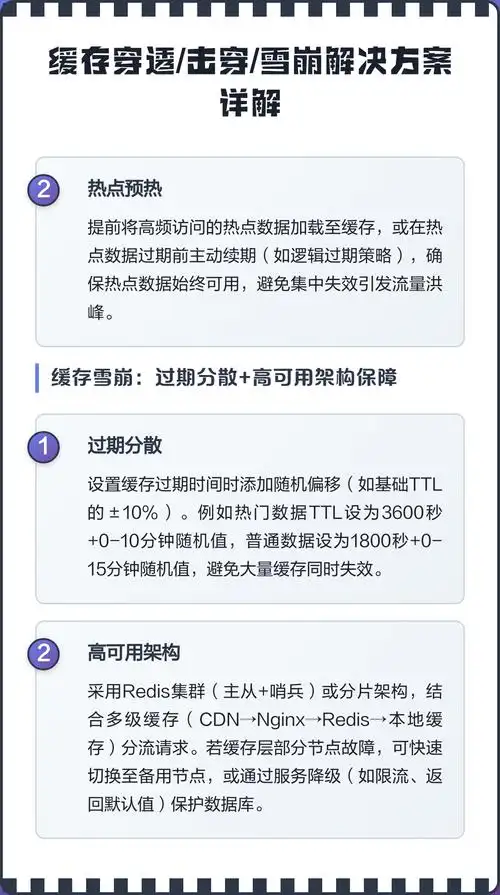 缓存穿透、击穿、雪崩有何不同及应对策略？
