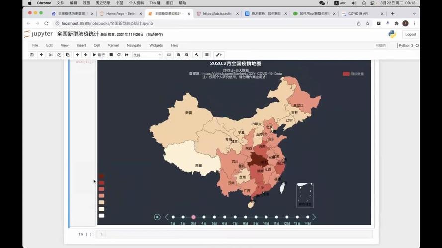 如何用Python编程实现新冠病毒疫情实时数据可视化图表？
