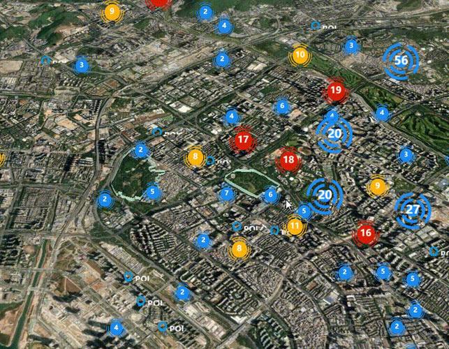 如何通过Cesium实现大批量POI点位聚合渲染的优化策略？