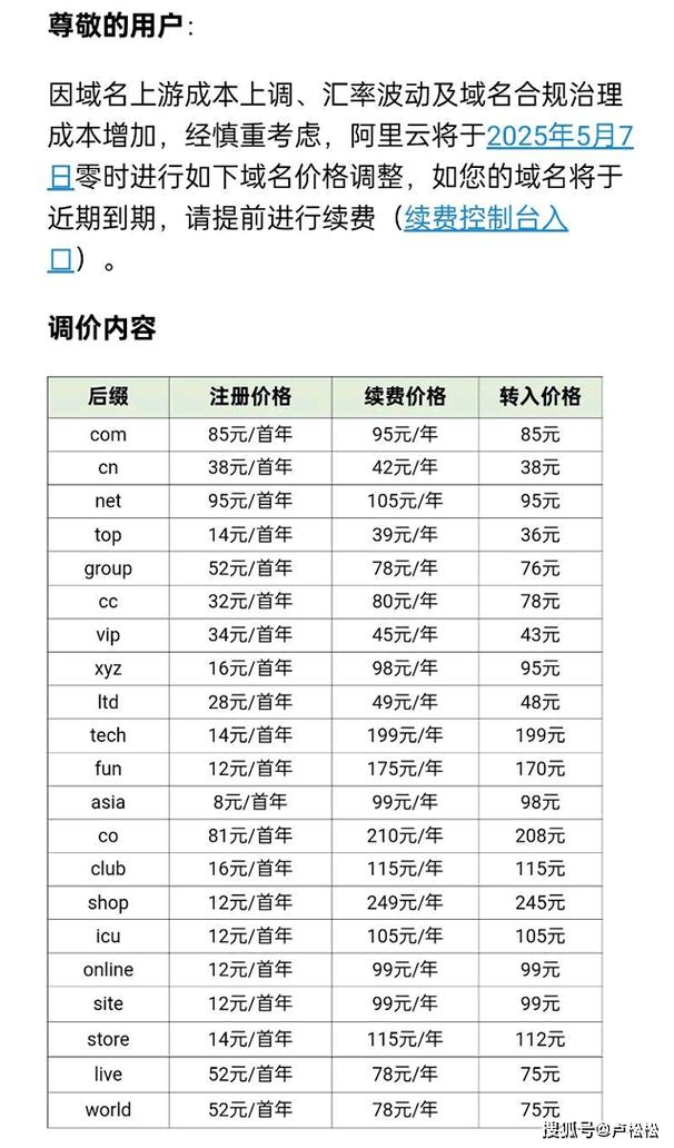 域名价格和集团新顶级域值具体各是多少呢?