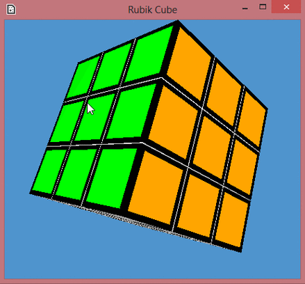 如何用JavaScript实现动态魔方旋转效果？