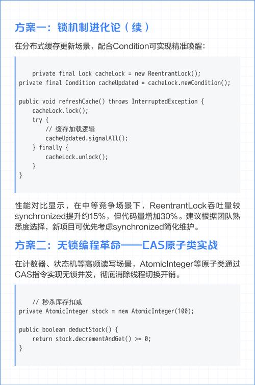 如何有效应对Java功能开发中的并发竞争挑战？