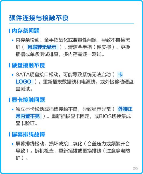 笔记本电脑开机后显示屏完全不亮是什么原因导致的？